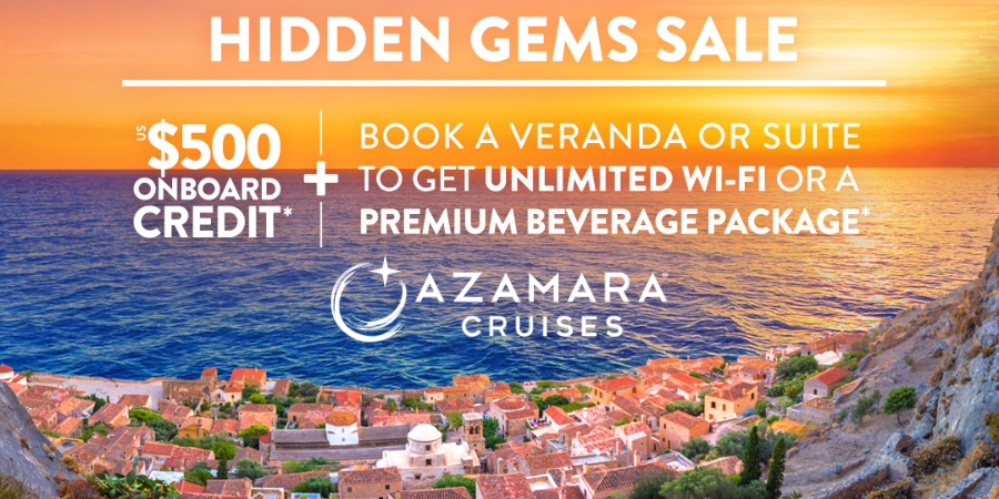 Azamara Cruises Hidden Gems Sale