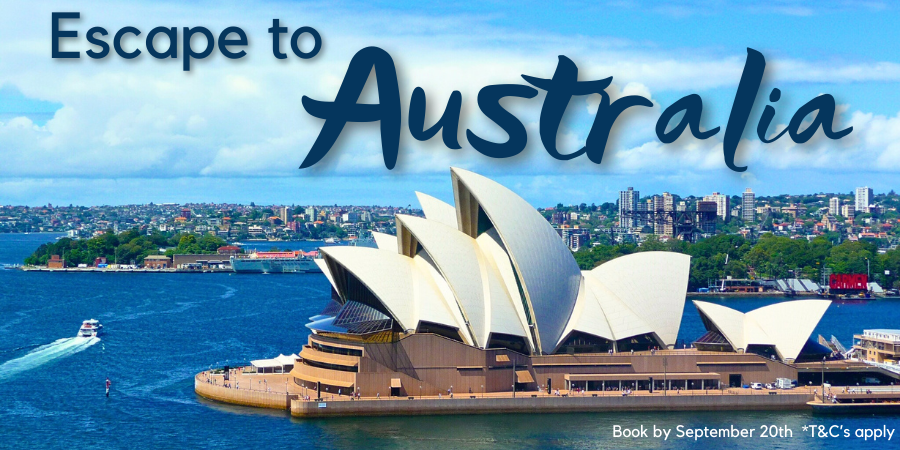 Escape to Australia – Sale on NOW