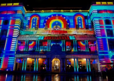 Vivid Sydney Customs house