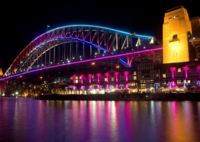 Vivid Sydney Harbour Bridge